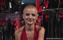 Submissive bondage shopgirl whore manacled spanking and BDSM fucking